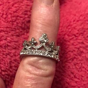 Sterling crown ring